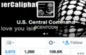 美中央司令部推特疑遭IS入侵 作战方案被公开